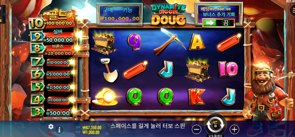 다이너마이트 디긴 더그 슬롯