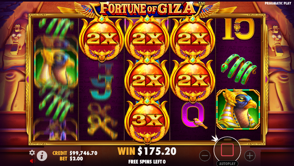 FORTUNE of Giza 슬롯
