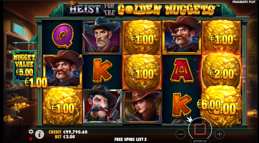 HEIST FOR THE GOLDEN NUGGETS