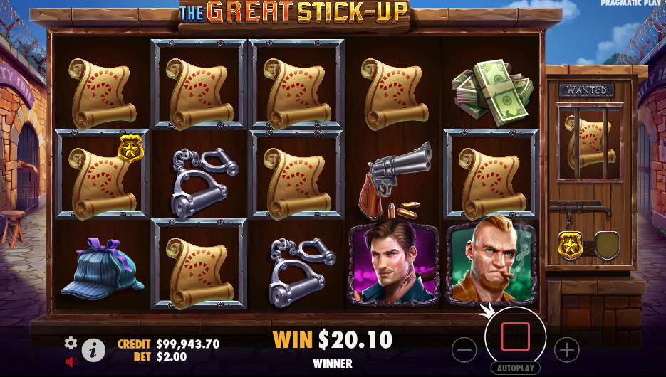 The Great Stick-Up 슬롯
